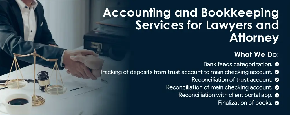 accounting and bookkeeping for lawyers and attorney